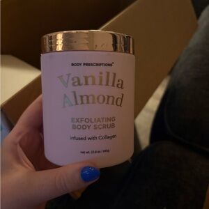 Body Prescriptions Vanilla Almond Exfoliating Body Scrub - Pink